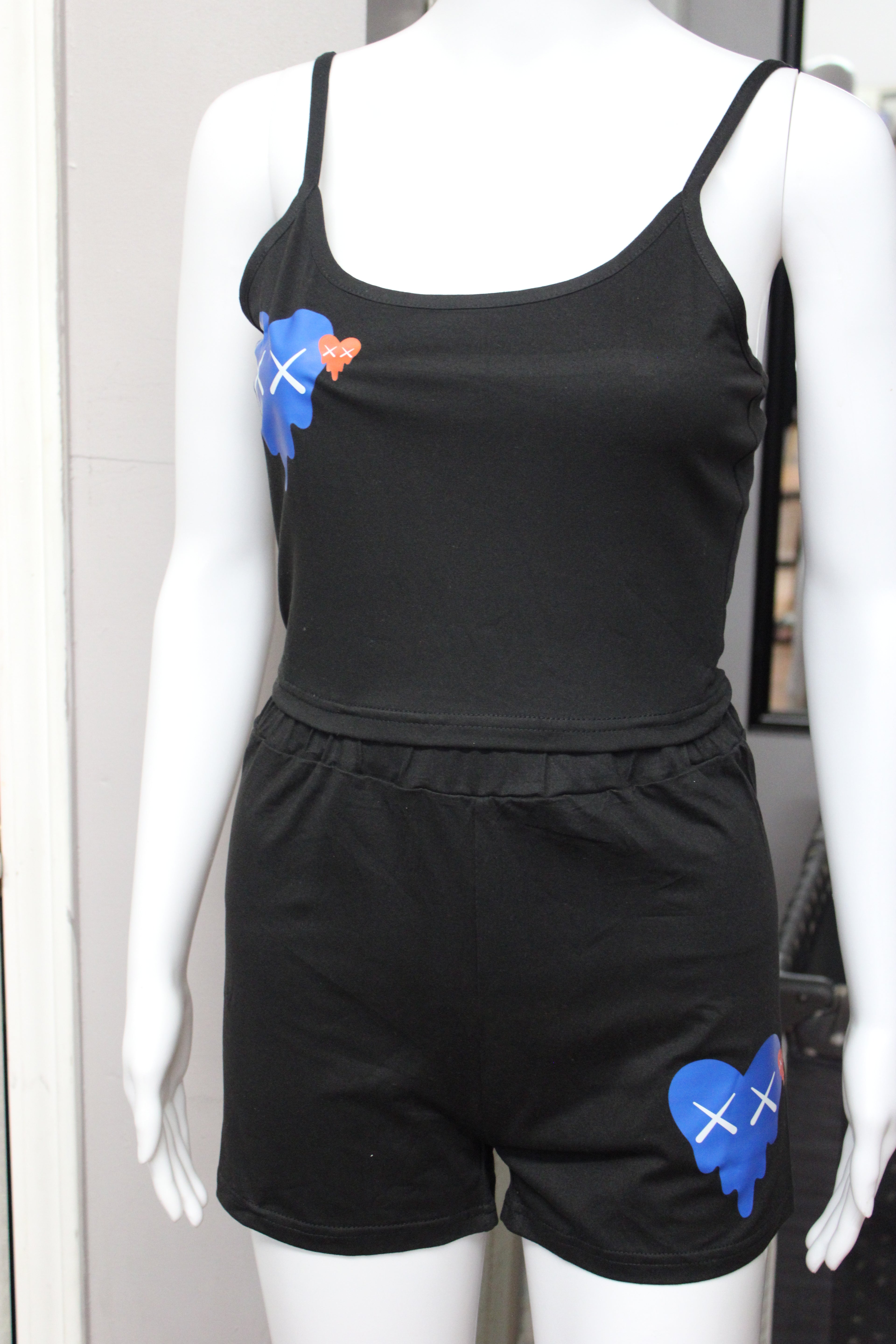 2pc Women's shorts outfit